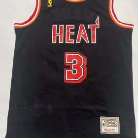 NBA Wade black jersey mesh vest basketball uniform top（4 styles)-1975