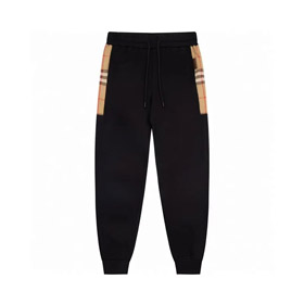 Burberry plaid fashion casual pants-4966