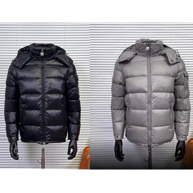 Moncler 118 Series Maya Two-Tone Glossy Down Jacket-5044